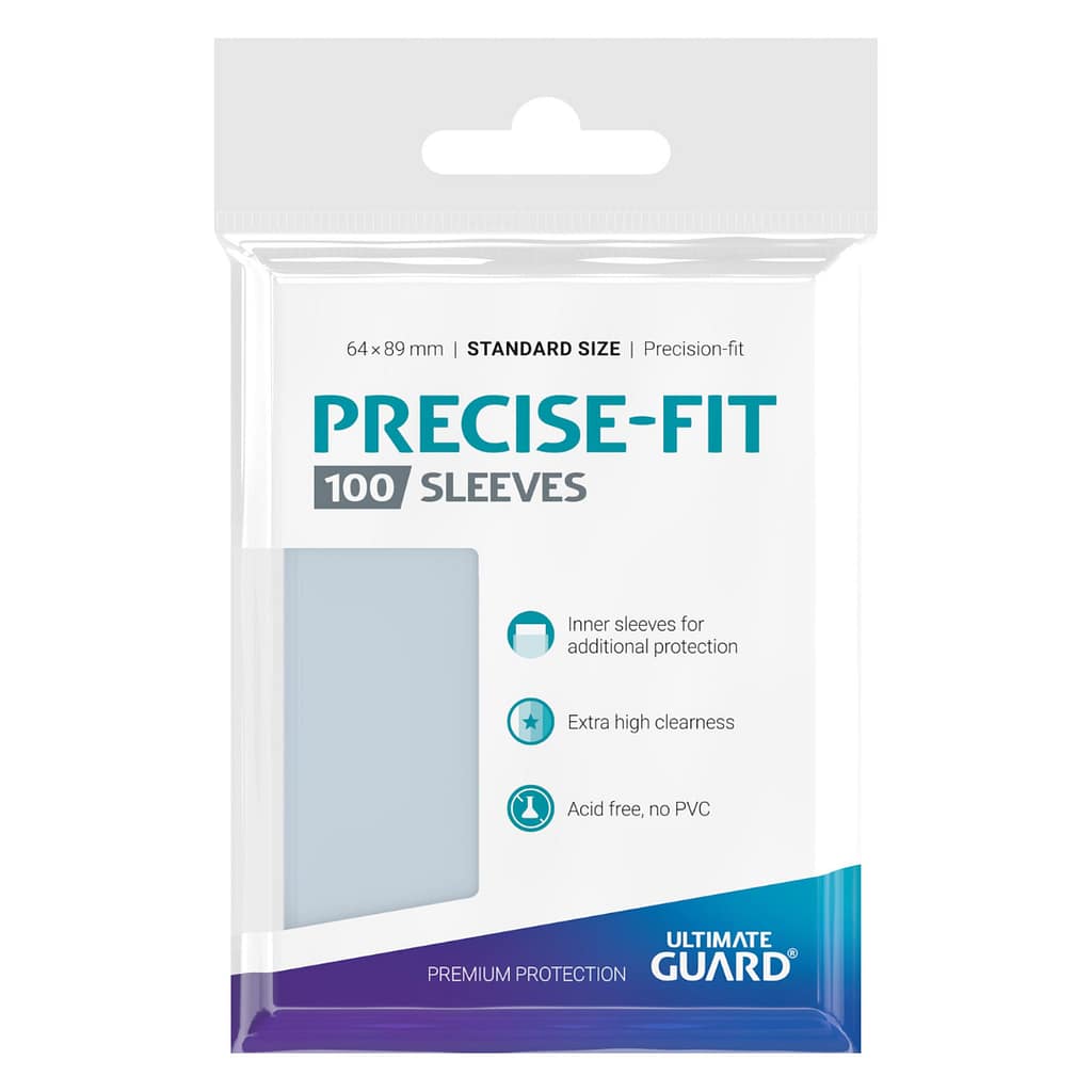 Ultimate Guard Precise-fit sleeves 100 kpl standard size